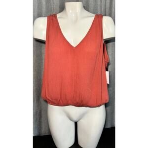 O'NEILL NWT Womens Lainie Sleeveless Top, Rose Pink Size Large